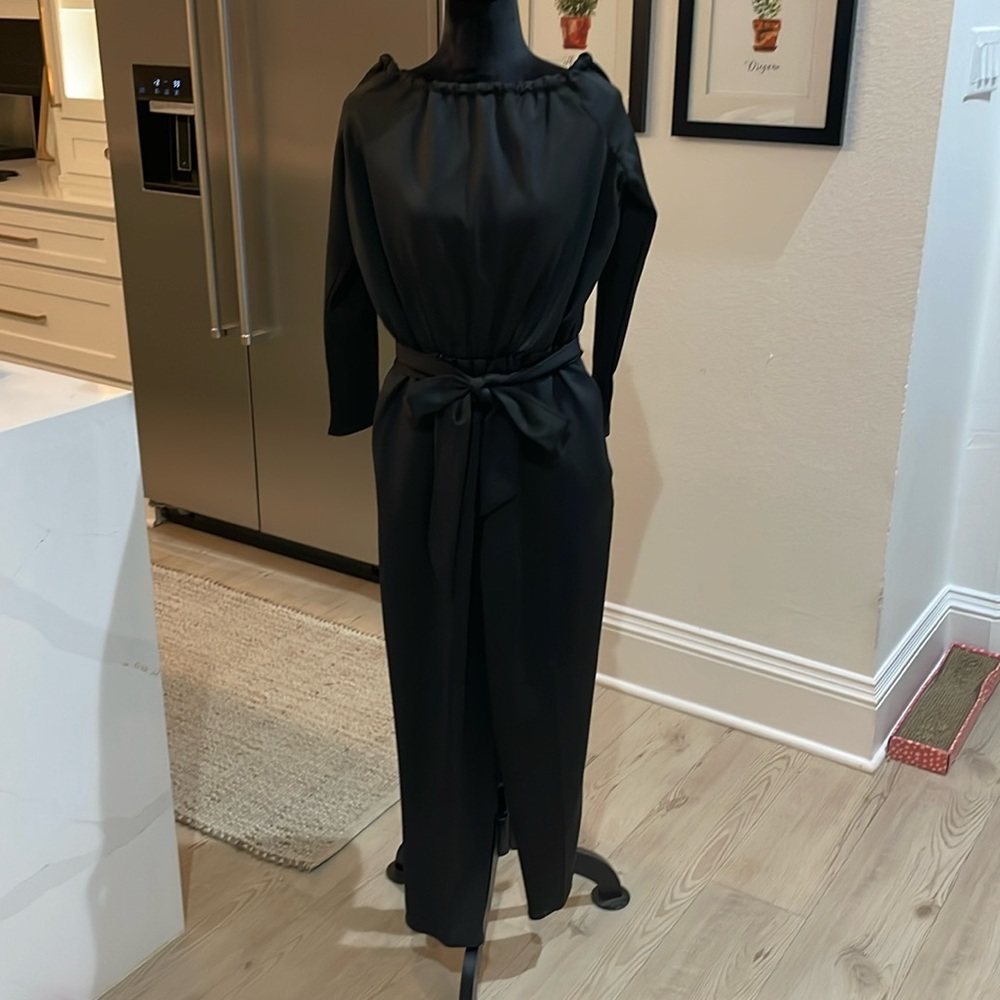 Black long sleeve jumpsuit